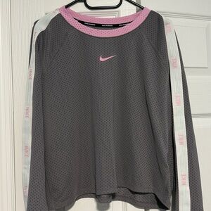 Nike running Di fit mesh long sleeve
